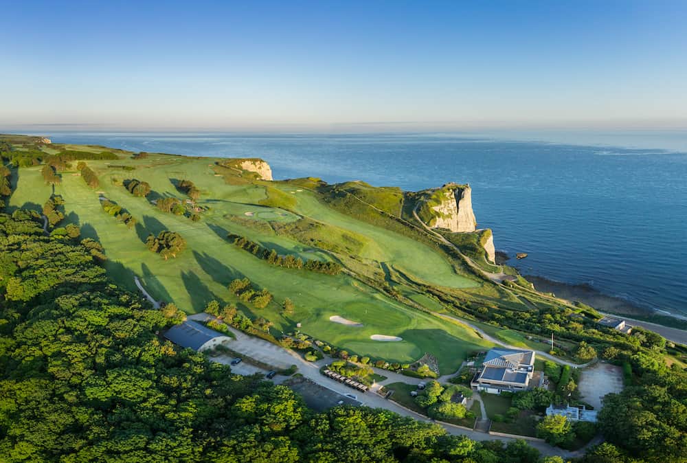 Golf Etretat - vue club-hosue et parcours